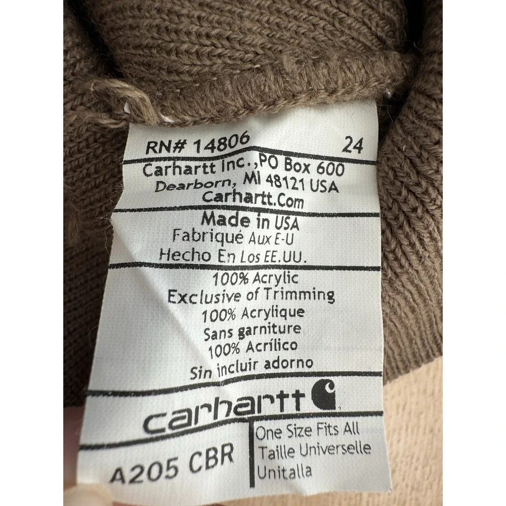 Bundle (2) Carhartt Beanies One Size